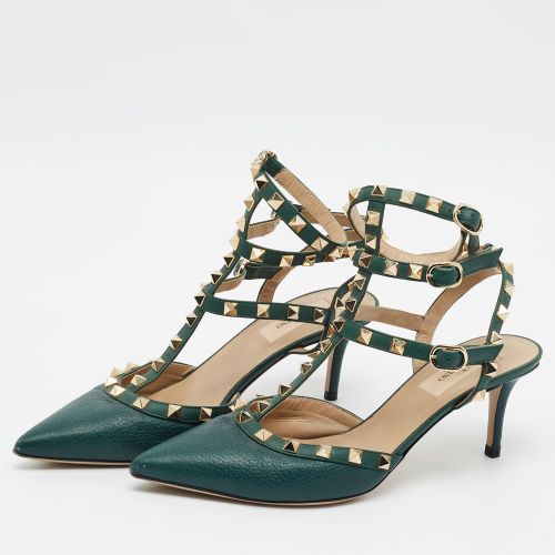 Rockstud Size 39 Leather Pumps - Valentino - Modalova