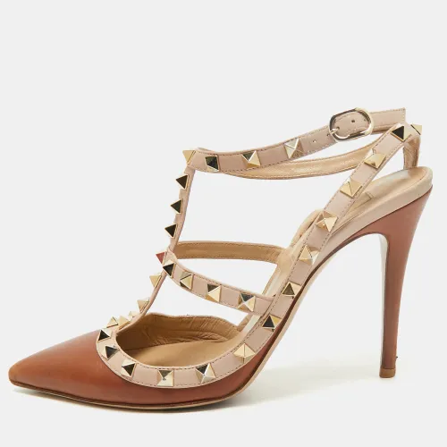 Rockstud Size 38 Leather Pumps - Valentino - Modalova