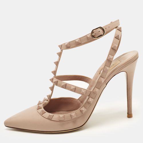 Rockstud Size 38 Leather Pumps - Valentino - Modalova