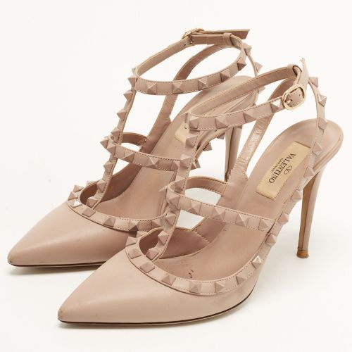 Rockstud Size 38 Leather Pumps - Valentino - Modalova