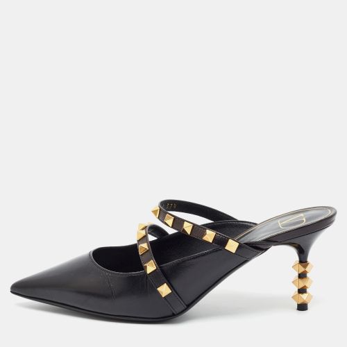 Rockstud Size 37.5 Leather Mules - Valentino - Modalova