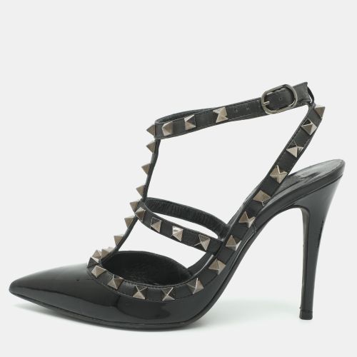Rockstud Size 35.5 Patent Leather Pumps - Valentino - Modalova