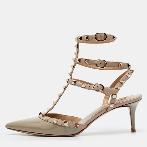 Rockstud Size 40 /Light Purple Patent Leather Anke Strap Pumps - Valentino - Modalova