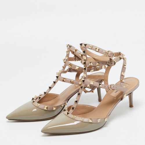 Rockstud Size 40 /Light Purple Patent Leather Anke Strap Pumps - Valentino - Modalova
