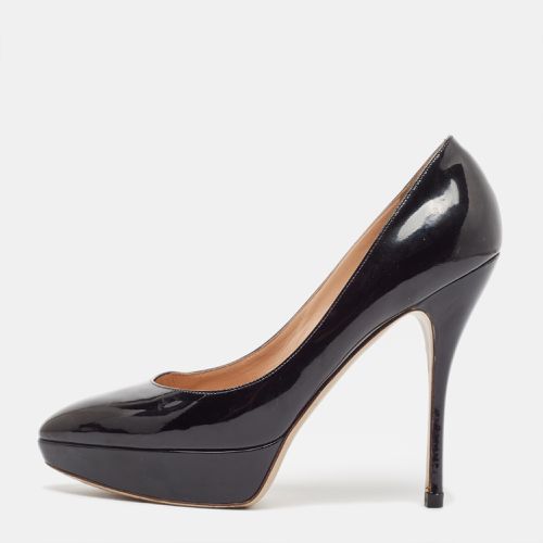 Valentino Black Patent Leather Platform Pumps Size 41 - Valentino - Modalova