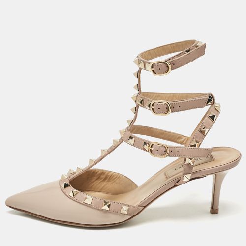 Valentino Beige Patent and Leather Rockstud Pumps Size 37.5 - Valentino - Modalova