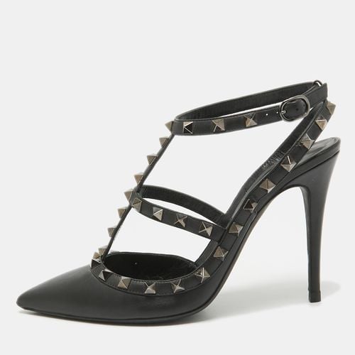 Valentino Black Leather Rockstud Pumps Size 39 - Valentino - Modalova