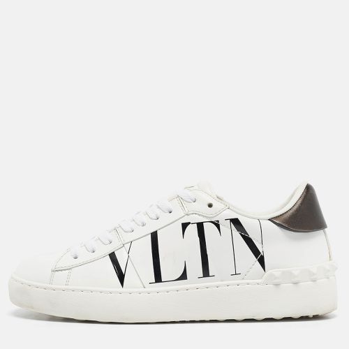 Valentino White Leather VLTN Lace Up Sneakers Size 36.5 - Valentino - Modalova