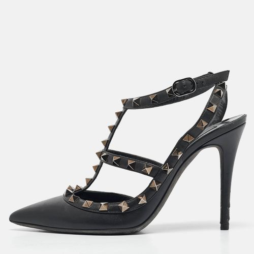 Valentino Black Leather Rockstud Pumps Size 37 - Valentino - Modalova