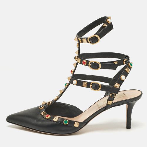 Leather Rockstud Pumps Size 36.5 - Valentino - Modalova