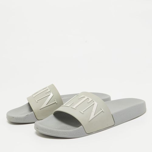 Rubber VLTN Flat Slides Size 40 - Valentino - Modalova