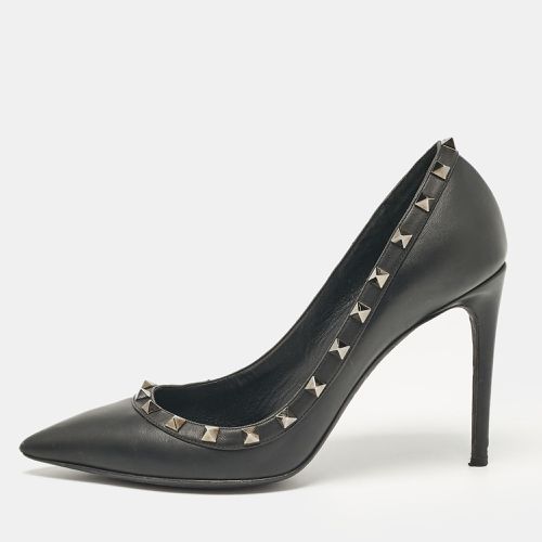 Valentino Black Leather Rockstud Pumps Size 40 - Valentino - Modalova