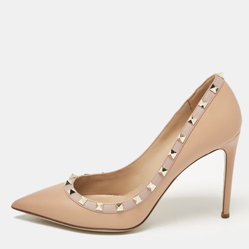 Valentino Dusty Pink Leather Rockstud Pumps Size 40.5 - Valentino - Modalova