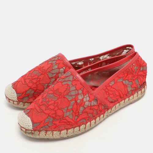 Lace Espadrille Flats Size 36 - Valentino - Modalova