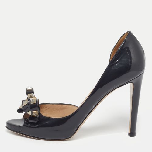 Rockstud Size 38.5 Patent Leather D'orsay Pumps - Valentino - Modalova