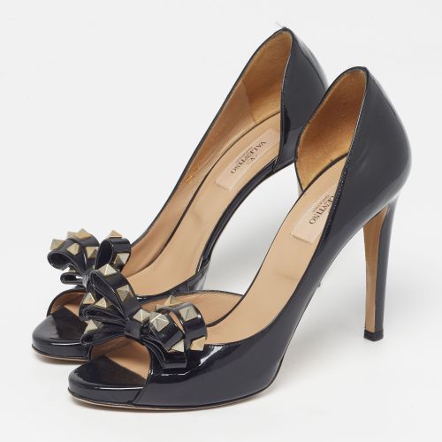 Rockstud Size 38.5 Patent Leather D'orsay Pumps - Valentino - Modalova