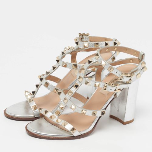 VLogo Size 36 Leather Ankle Strap Sandals - Valentino - Modalova