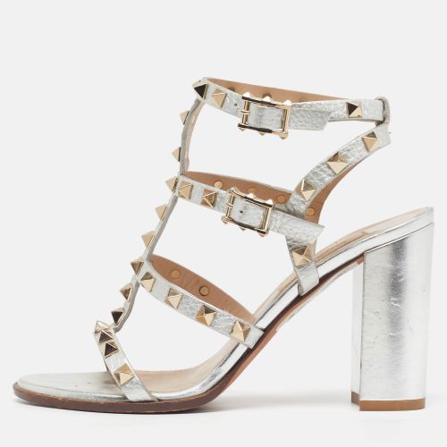 VLogo Size 36 Leather Ankle Strap Sandals - Valentino - Modalova