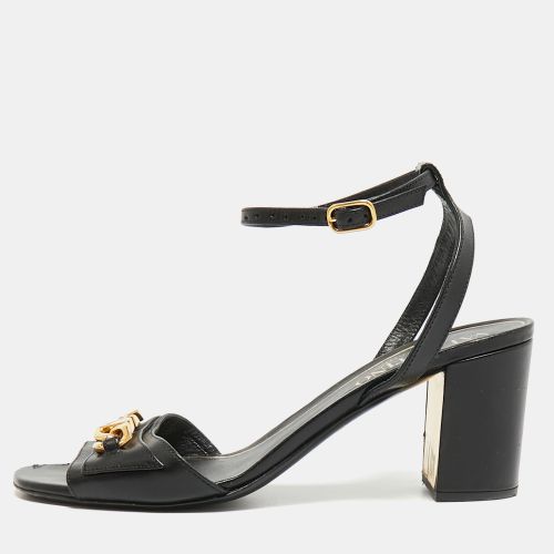 VLogo Size 38.5 Leather Ankle Strap Sandals - Valentino - Modalova