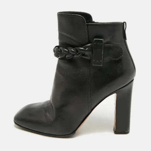 Size 38 Leather Ankle Length Boots - Valentino - Modalova