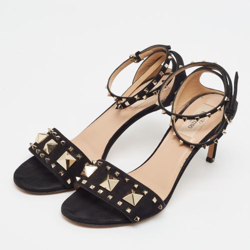 Rockstud Size 36.5 Suede Ankle Strap Sandals - Valentino - Modalova