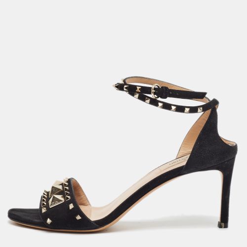 Rockstud Size 36.5 Suede Ankle Strap Sandals - Valentino - Modalova