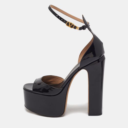 Tango Size 38 Patent Leather Platform Ankle Strap Sandals - Valentino - Modalova