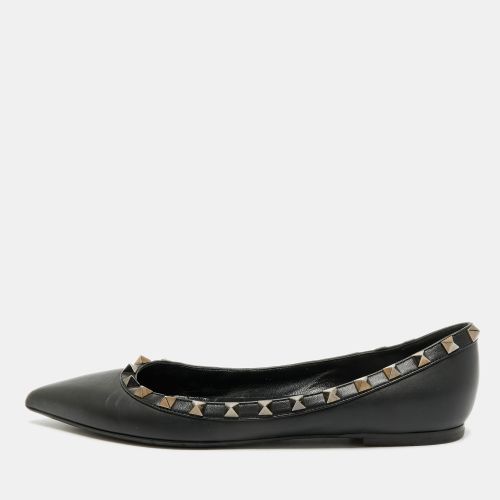 Rockstud Size 37 Leather Ballet Flats - Valentino - Modalova