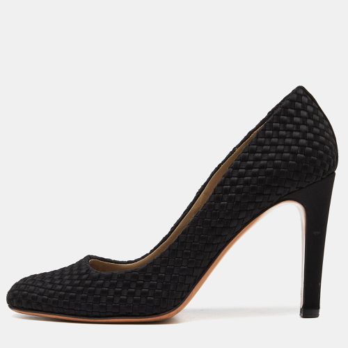 Valentino Black Woven Leather Pumps Size 37 - Valentino - Modalova