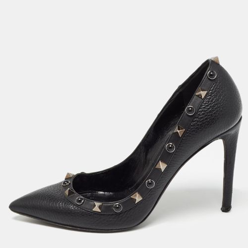 Valentino Black Leather Rockstud Pumps Size 35 - Valentino - Modalova