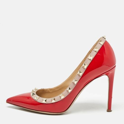 Valentino Red Patent Leather Rockstud Pumps Size 36 - Valentino - Modalova