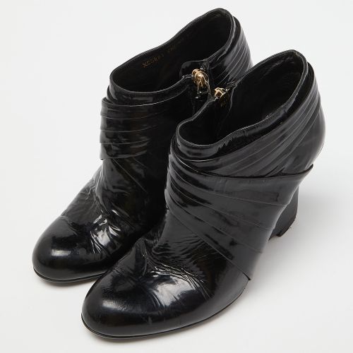 Rockstud Size 37 Patent Leather Ankle Length Boots - Valentino - Modalova