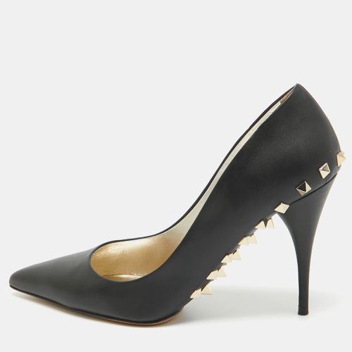 Valentino Black Leather Rockstud Pumps Size 40.5 - Valentino - Modalova