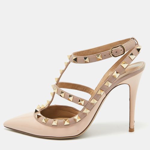 Valentino Beige Patent Rockstud Pumps Size 36.5 - Valentino - Modalova