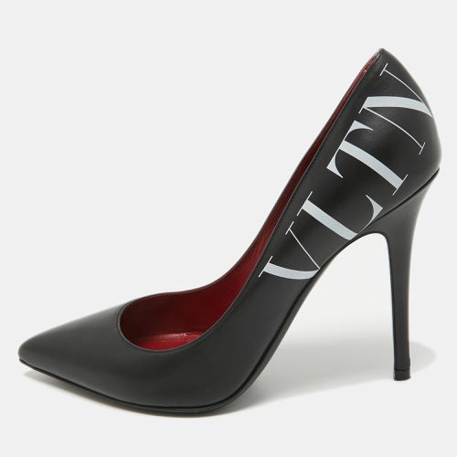 Valentino Black Leather VLTN Pumps Size 39.5 - Valentino - Modalova