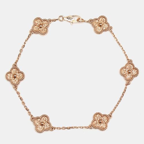 Sweet Alhambra 6 Motif 18k Rose Bracelet - Van Cleef & Arpels - Modalova