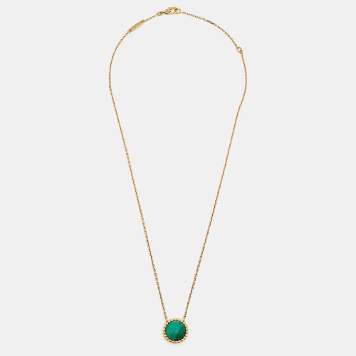 Perlée Malachite 18k Gold Necklace - Van Cleef & Arpels - Modalova
