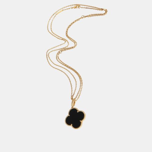 Magic Alhambra Onyx 18k Gold Necklace - Van Cleef & Arpels - Modalova