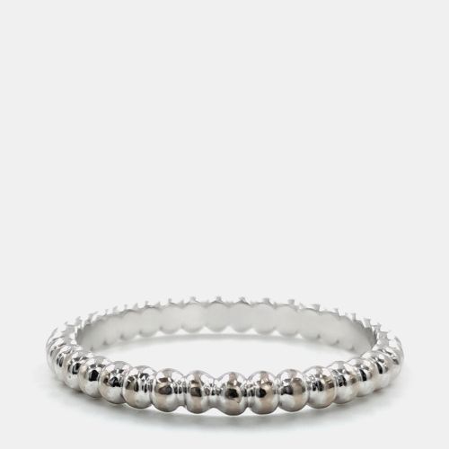 Perlee Small VCA AU750 51 White Gold Ring - Van Cleef & Arpels - Modalova
