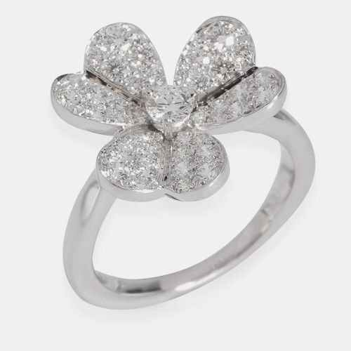 Van Cleef & Arpels 18k White Gold Frivole Fashion Ring in 0.8 CTW - Van Cleef & Arpels - Modalova