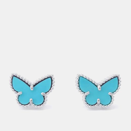 Van Cleef & Arpels 18K White Gold Sweet Alhambra Papillon Earrings - Van Cleef & Arpels - Modalova