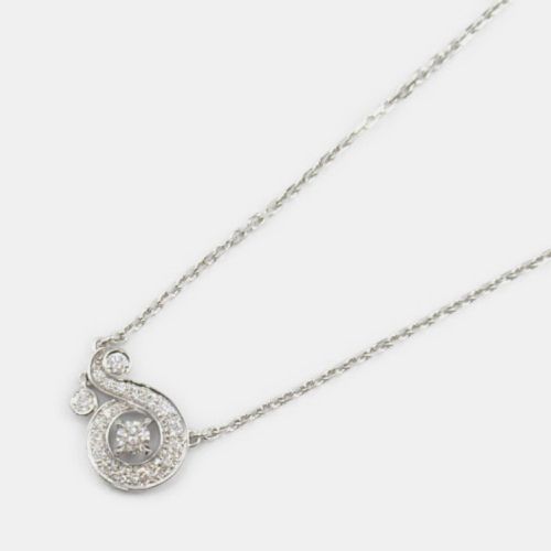 Van Cleef & Arpels 18K White Gold Diamond Nido Paradis Necklace - Van Cleef & Arpels - Modalova