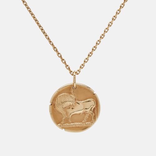 Zodiaque Medal Taurus 18k Gold Pendant Necklace - Van Cleef & Arpels - Modalova