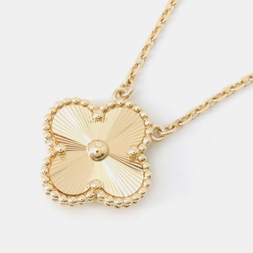 Van Cleef & Arpels 18K Yellow Gold Vintage Alhambra Pendant Necklace - Van Cleef & Arpels - Modalova