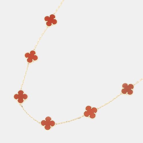 Van Cleef & Arpels Vintage Alhambra Long Necklace 20 motifs 18K Yellow Gold - Van Cleef & Arpels - Modalova