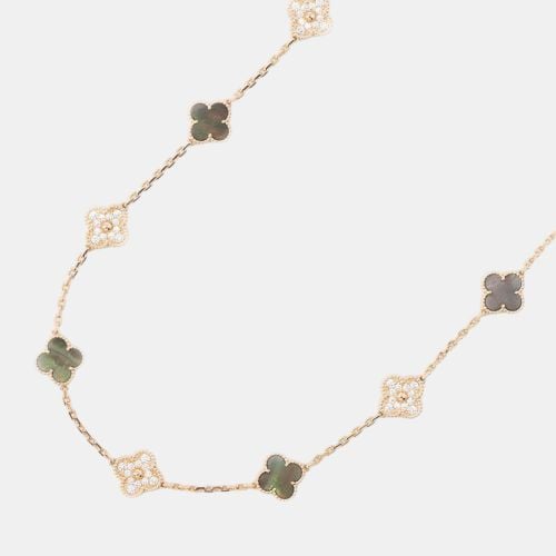 K Rose Gold 20 motifs Vintage Alhambra Necklace - Van Cleef & Arpels - Modalova