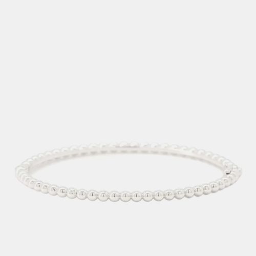 Van Cleef & Arpels 18K White Gold Perlee Gold Pearl Bracelet Medium - Van Cleef & Arpels - Modalova