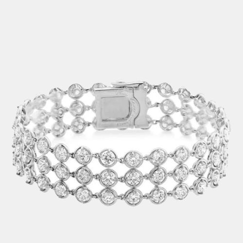 K Gold Full Diamond Palmyre Bracelet - Van Cleef & Arpels - Modalova