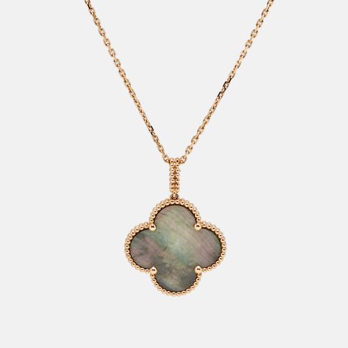 Van Cleef & Arpels Magic Alhambra Grey Mother of Pearl 18k Rose Gold Necklace - Van Cleef & Arpels - Modalova