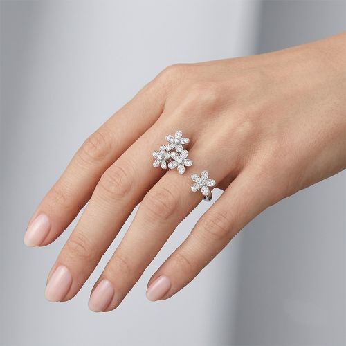 Socrate Between the Finger Diamond 18k Gold Rings Size 48 - Van Cleef & Arpels - Modalova